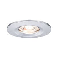 PAULMANN 943.02 - Recessed lighting spot - Non-changeable bulb(s) - 1 bulb(s) - LED - 2700 K - Chrome