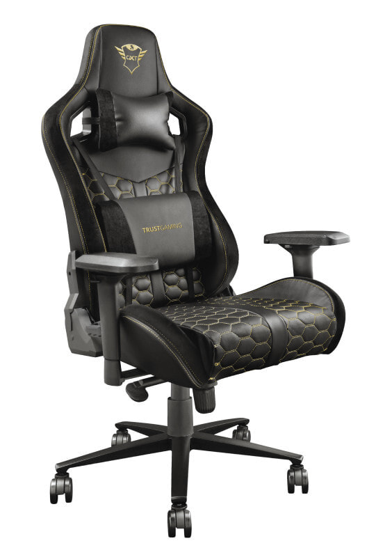 Trust GXT 712 Resto Pro Универсальное игровое кресло Черный, Желтый 23784