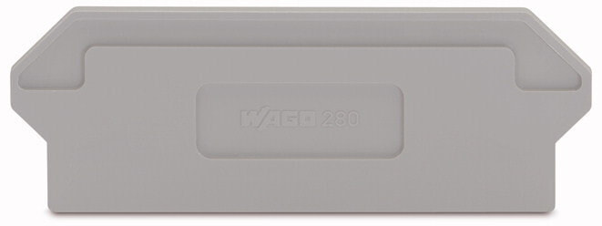 280-337 - Terminal block separator - Grey - 2 mm - 72.8 mm - 26.5 mm - 2.28 g