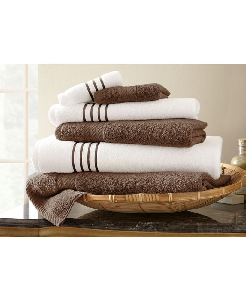 Modern Threads quick Dry Stripe 6-Pc. Towel Set