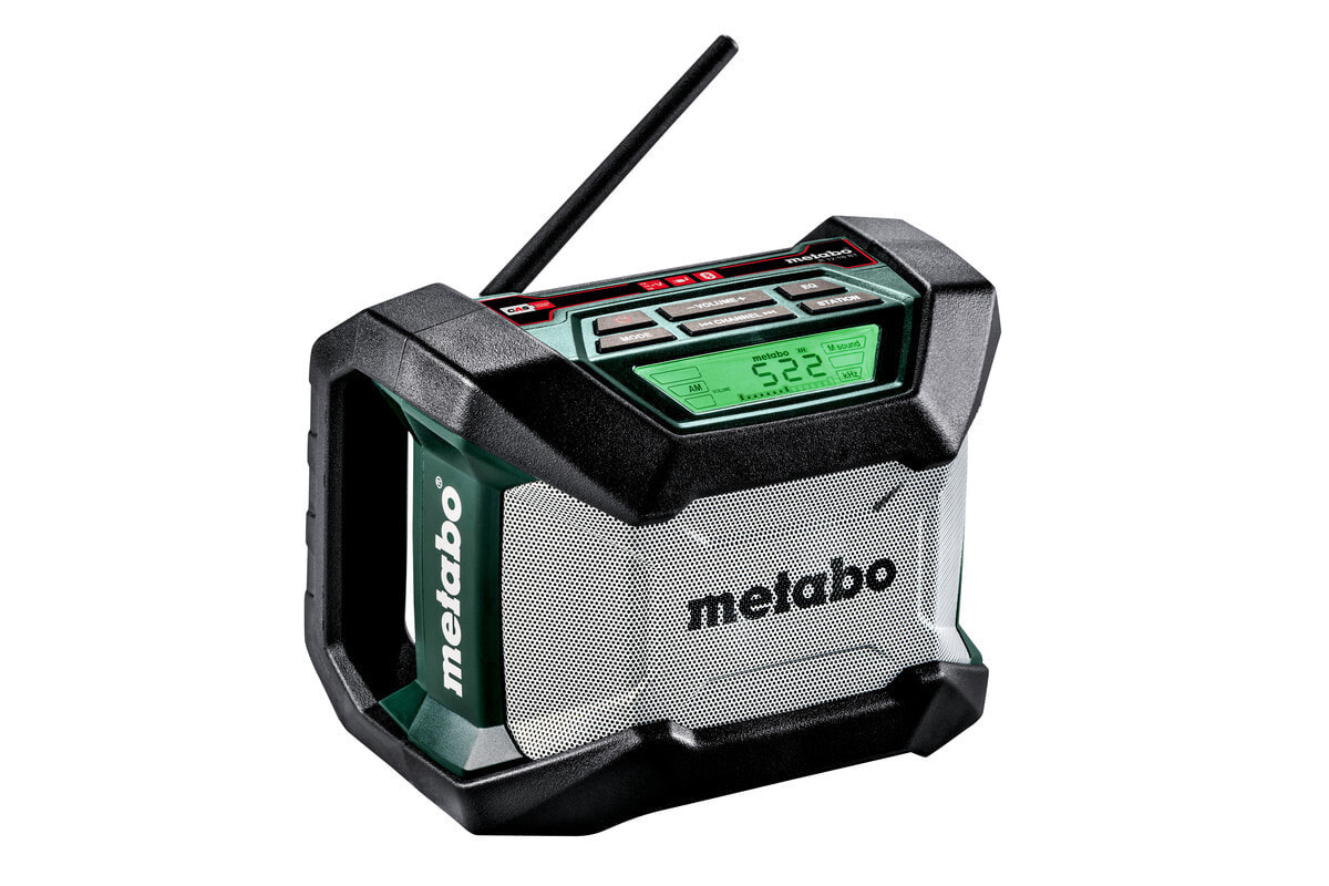 Metabo R 12-18 BT, Portable, Digital, AM,FM, 87.5 - 108 MHz, 522 - 1620 kHz, Auto scan, Auto tuning