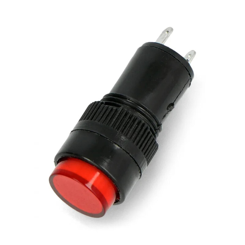LED indicator 12V DC- 12mm - red