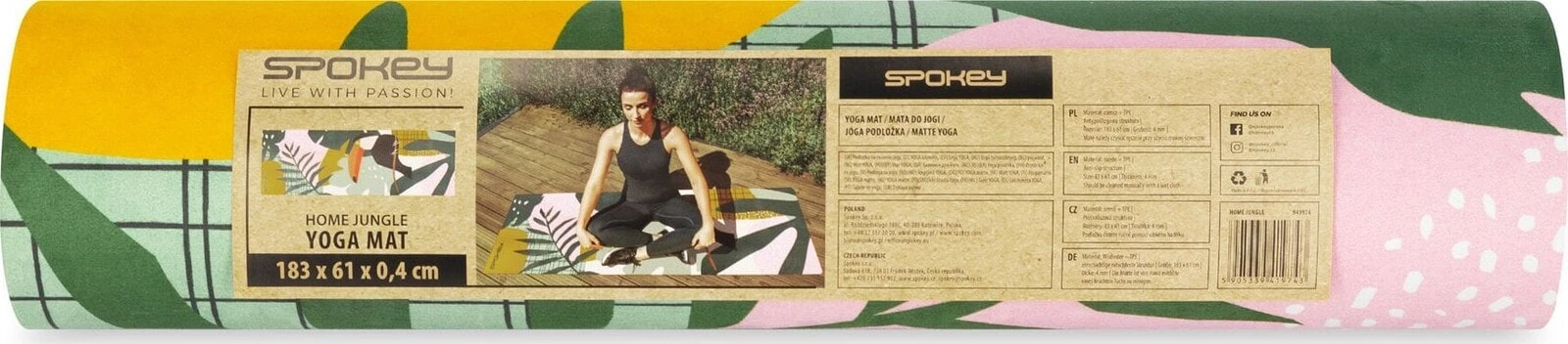 Spokey Mata do ćwiczeń Spokey HOME JUNGLE