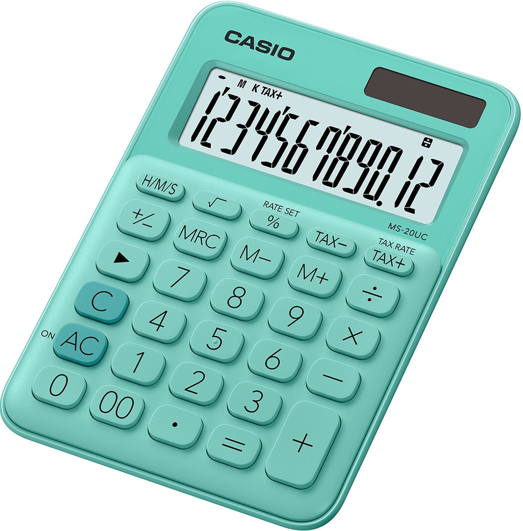 Casio MS-20UC-GN калькулятор Настольный Базовый Зеленый