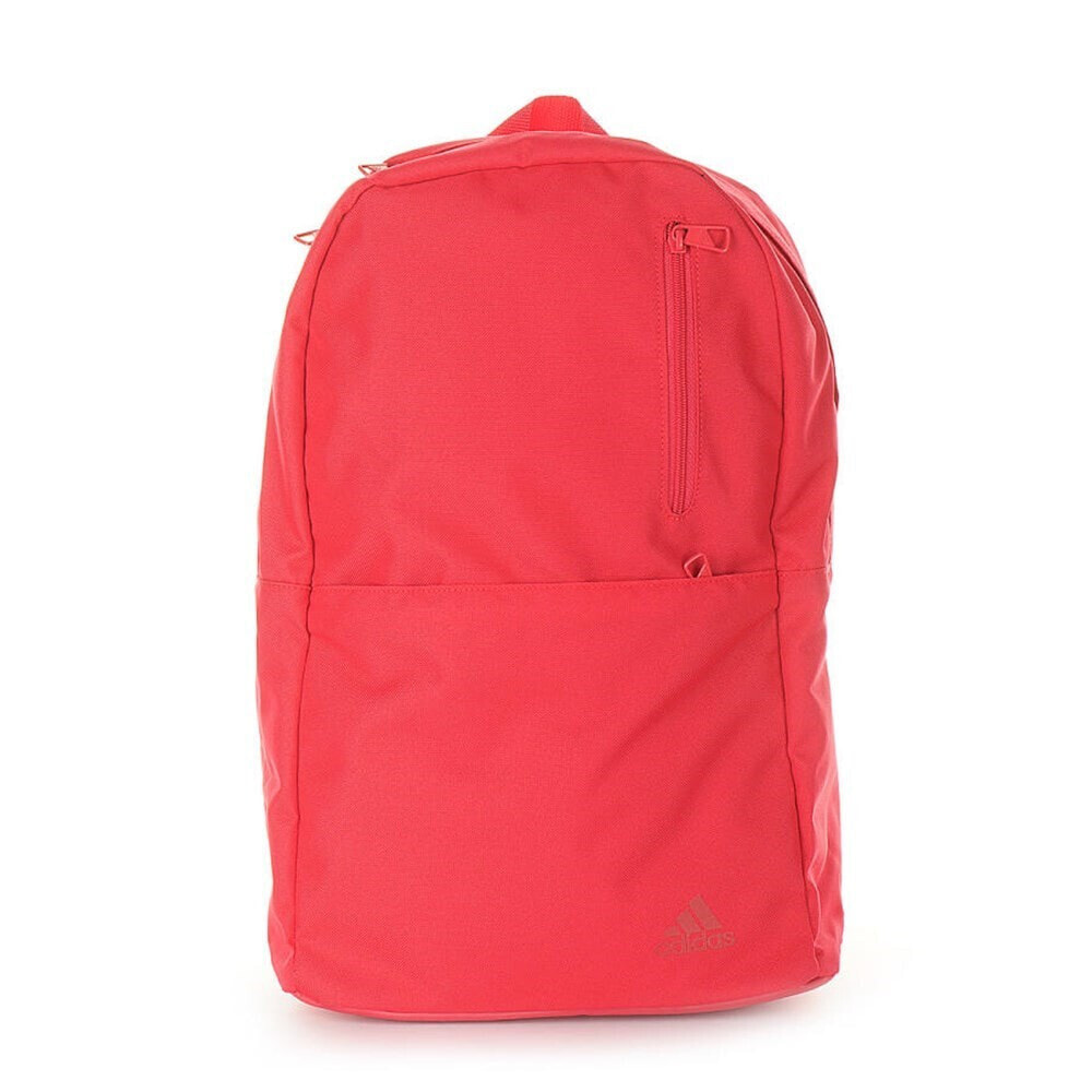 Мужской спортивный рюкзак  красный однотонный Adidas Versatile Block