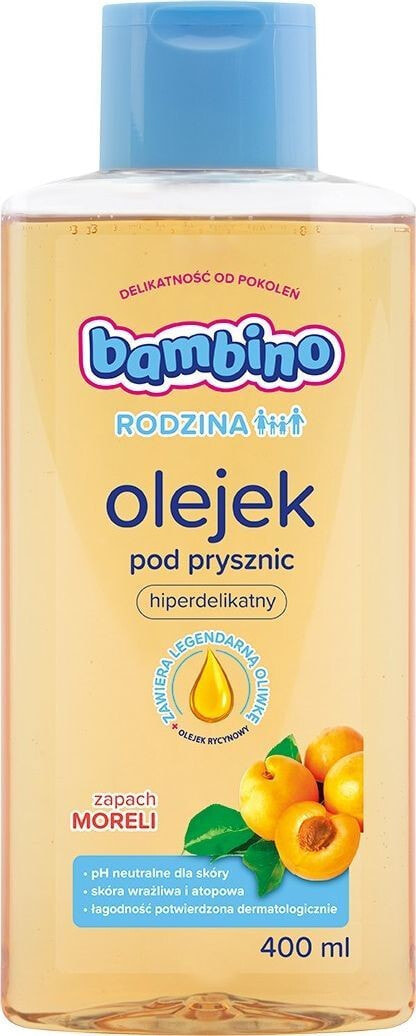Nivea Bambino Shower OIl Масло для душа с ароматом абрикоса 400 мл