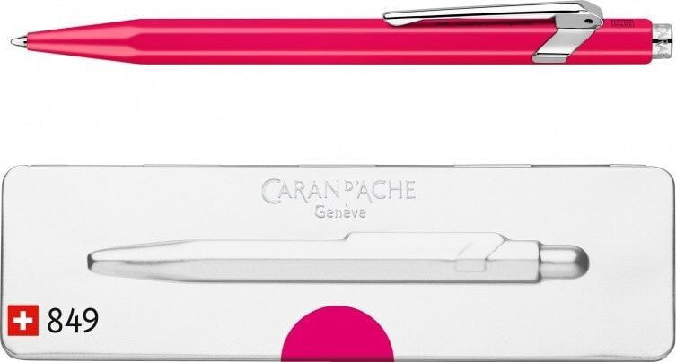 Письменная ручка Caran d`Arche Długopis CARAN D'ACHE 849 Pop Line Fluo, M, w pudełku, fioletowy