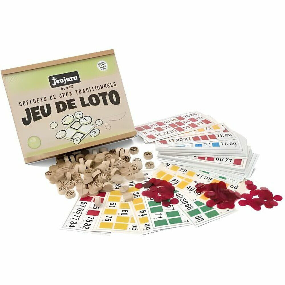 Bingo Loto Game Multicolour Wood