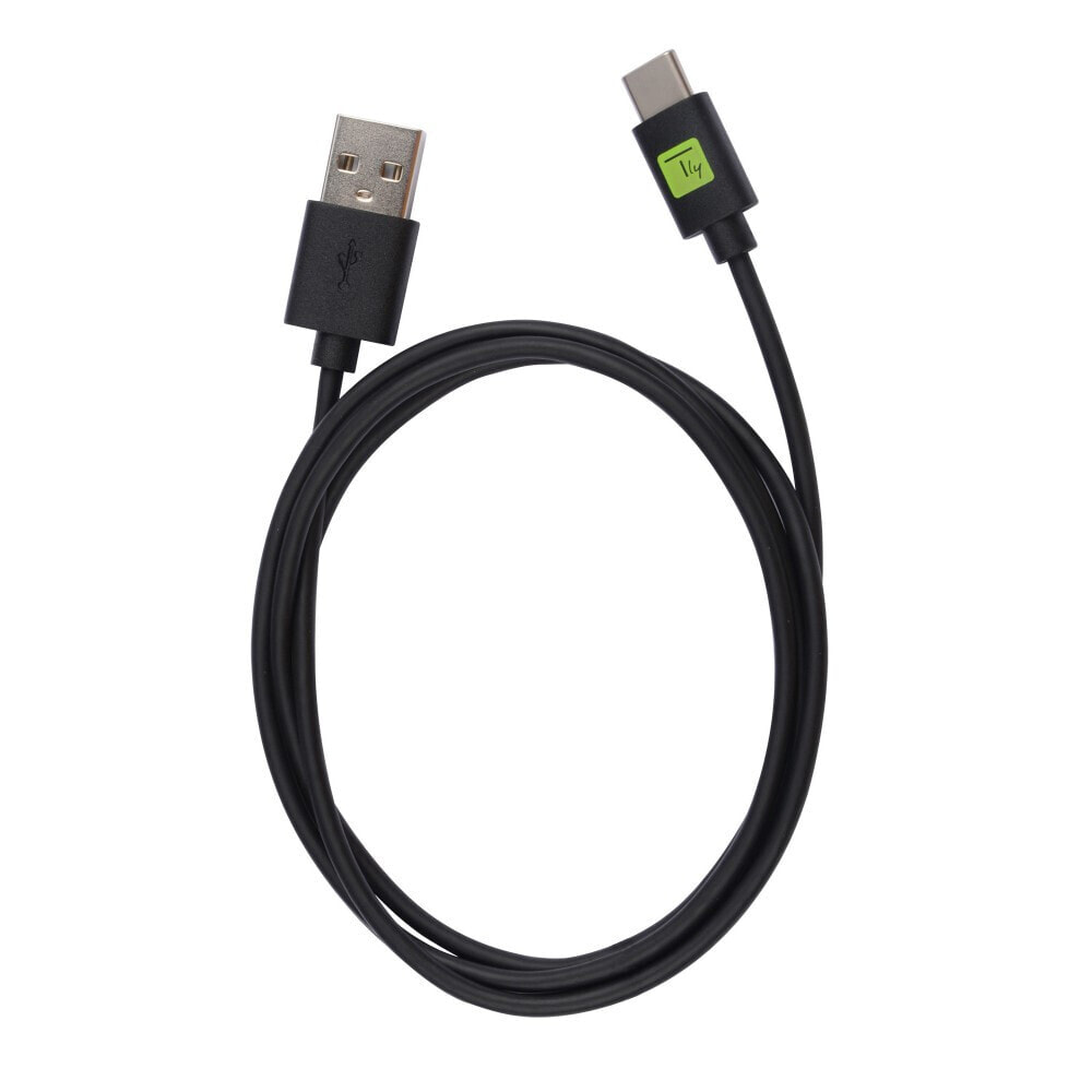 Techly ICOC MUSB312-CMAM10T USB кабель 1 m USB 3.2 Gen 1 (3.1 Gen 1) USB A USB C Черный
