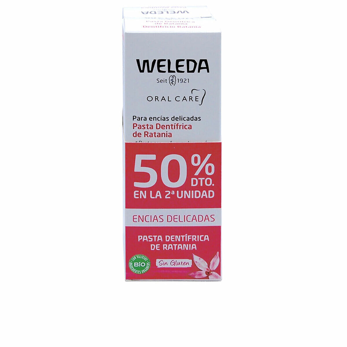 Weleda Ratanhia Toothpaste Зубная паста для защиты зубов и полость рта от воспалений 75 мл