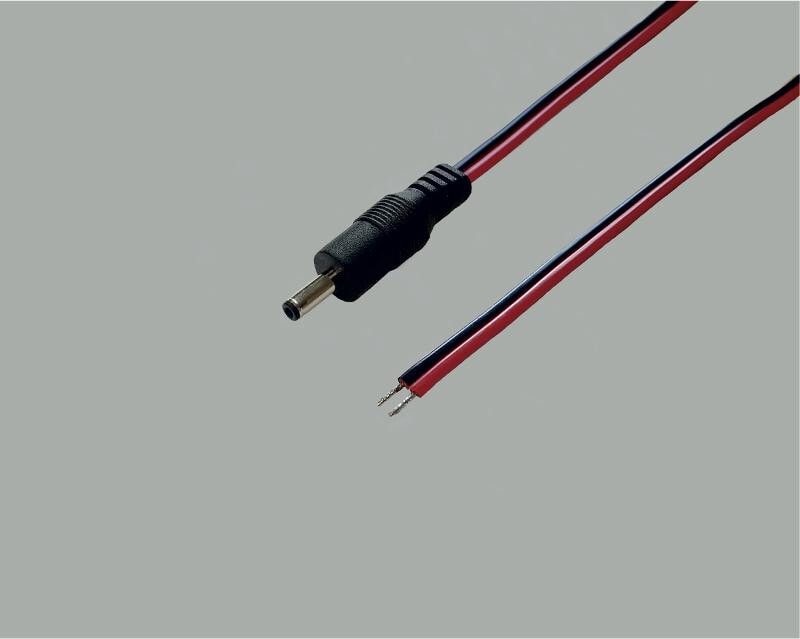 BKL Electronic 072083 кабель питания Черный/красный 2 m