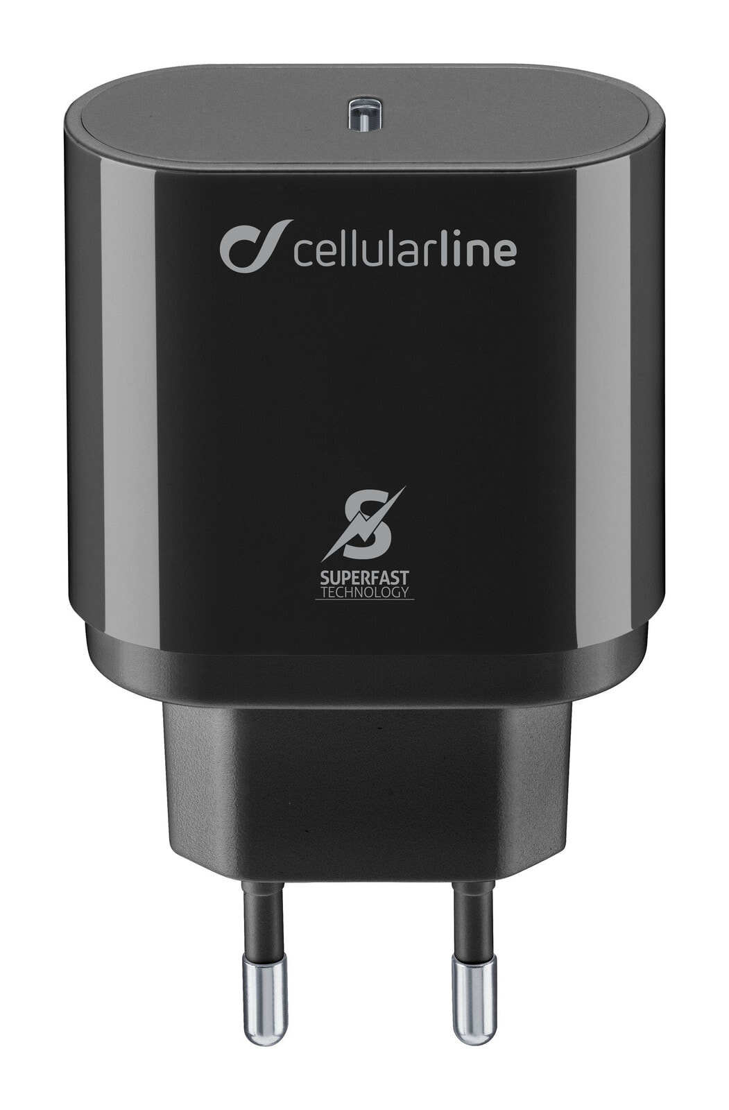 Cellularline ACHSMUSBCPD25WK зарядное устройство для мобильных устройств Черный Для помещений