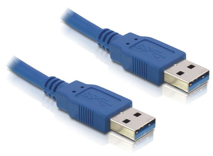 DeLOCK 0.5m USB 3.0 USB кабель 0,5 m 3.2 Gen 1 (3.1 Gen 1) USB A Синий 83121