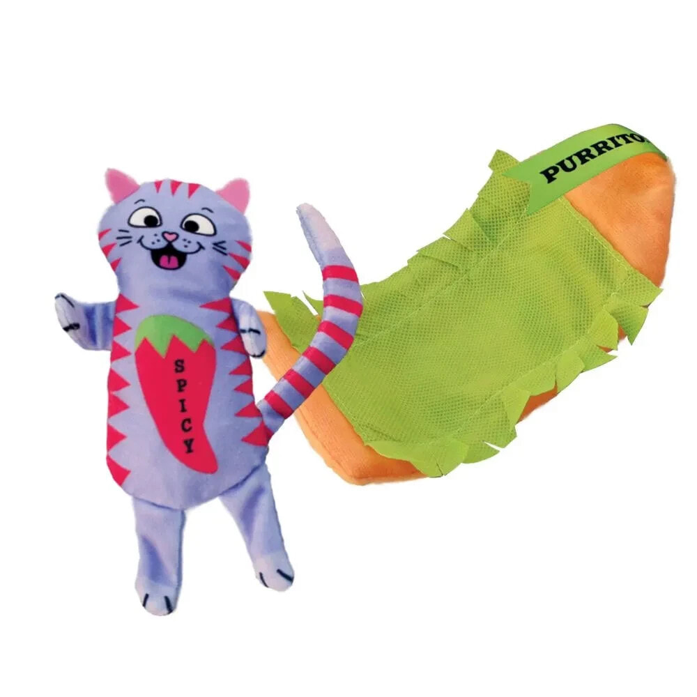 KONG Pull-A-Partz Purrito plush