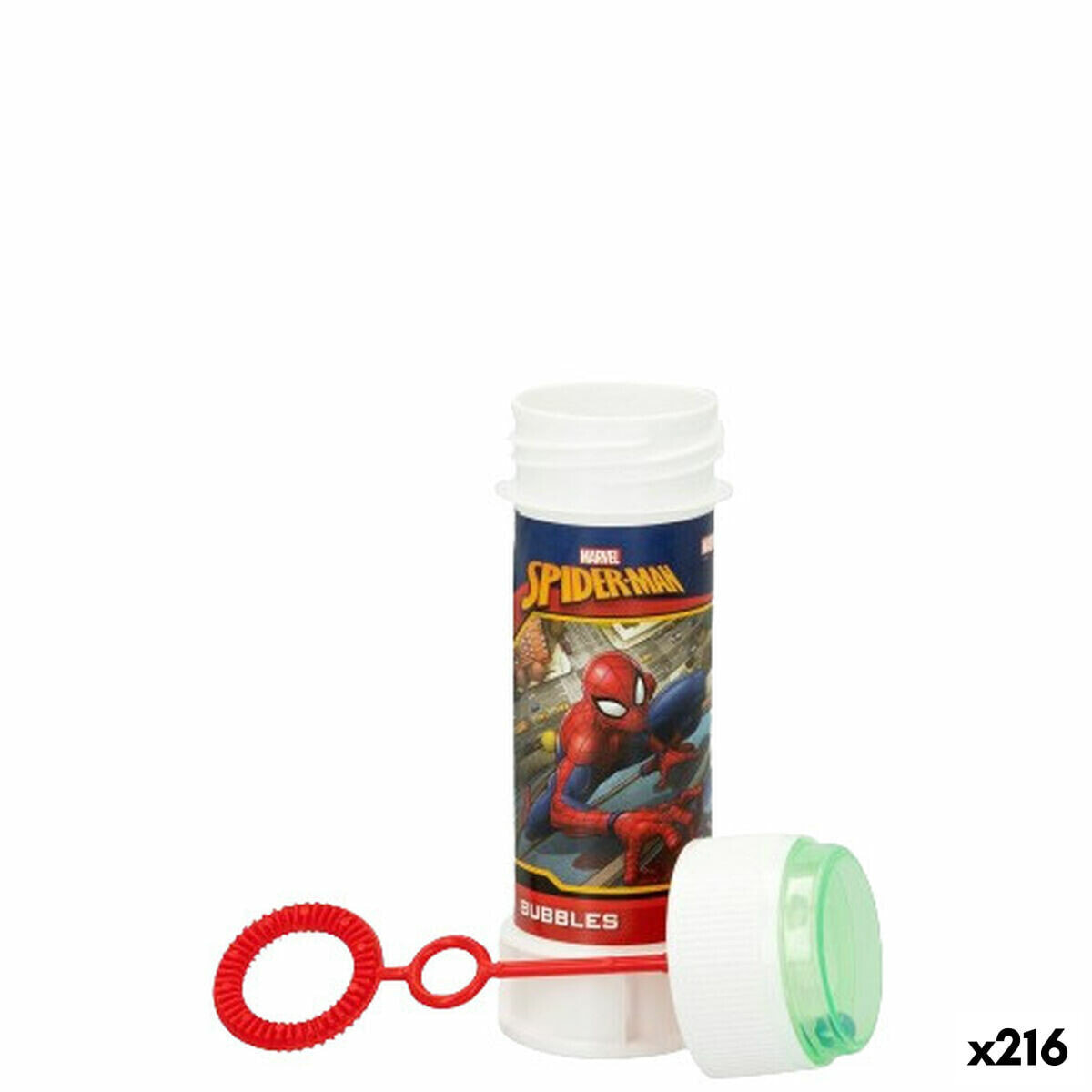 Мыльные пузыри Spider-Man 60 ml 3,8 x 11,5 x 3,8 cm (216 штук)