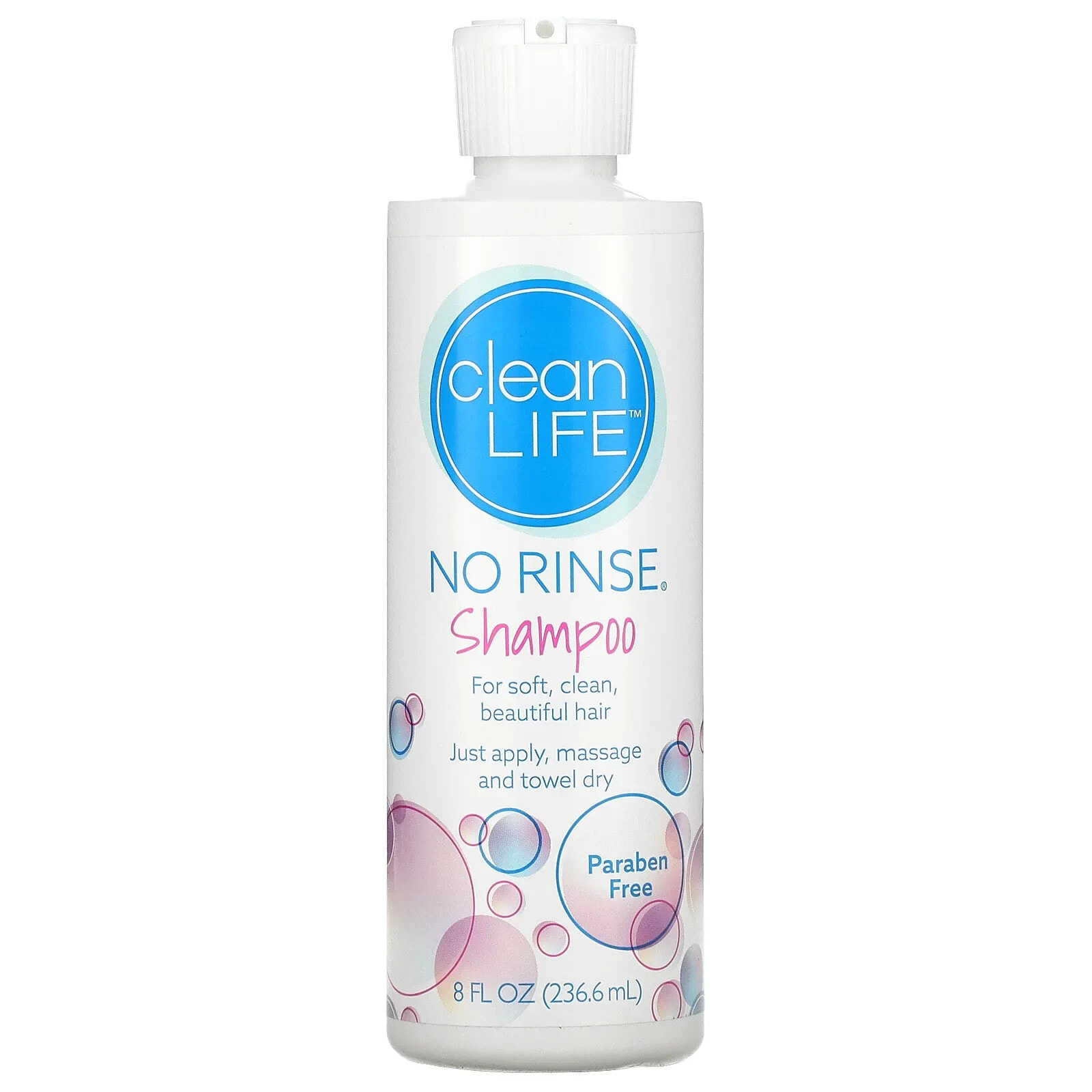 CleanLife No Rinse Shampoo Мягкий шампунь без смывания 236,6 мл