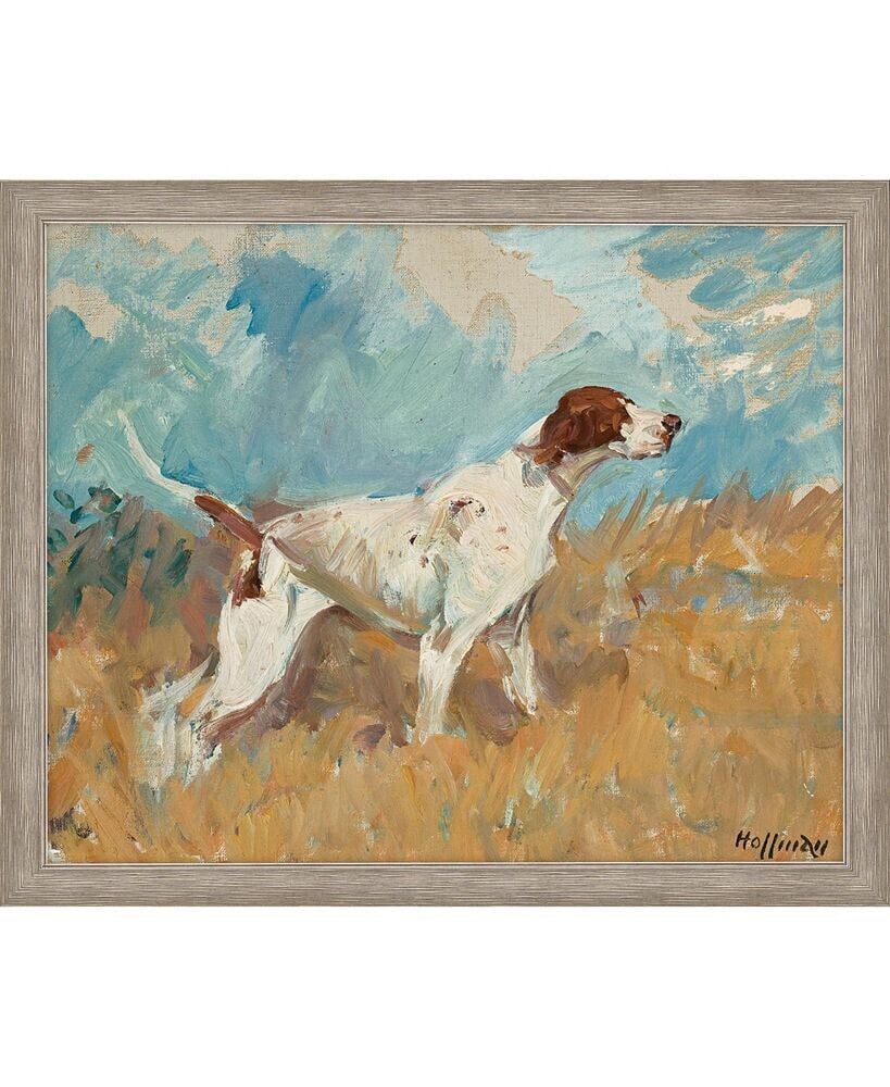 Paragon Picture Gallery english Setter On Watch Framed Art