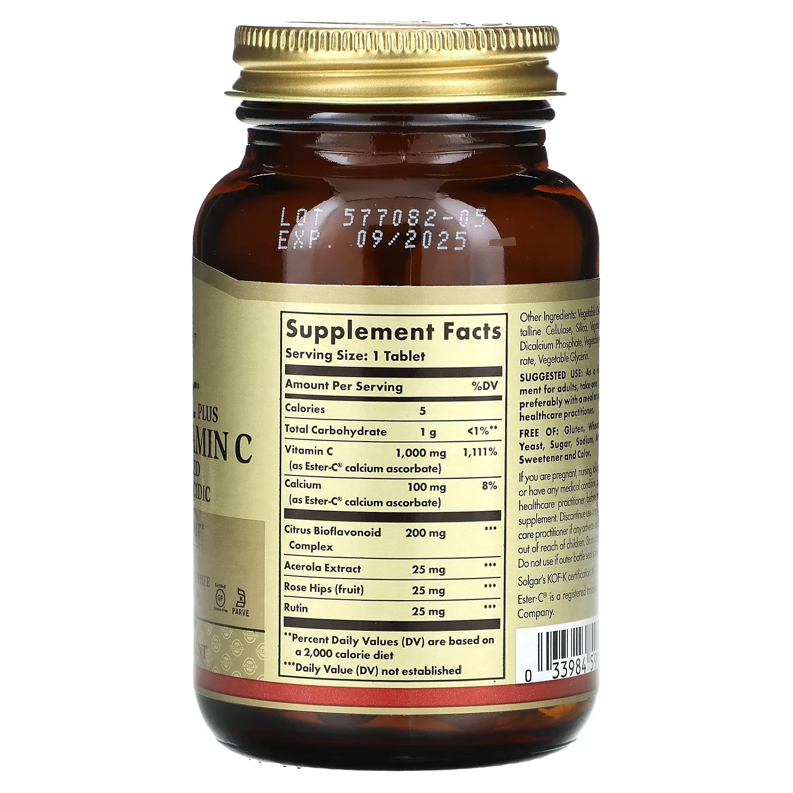 Ester-C Plus, Vitamin C, 1,000 mg, 90 Tablets