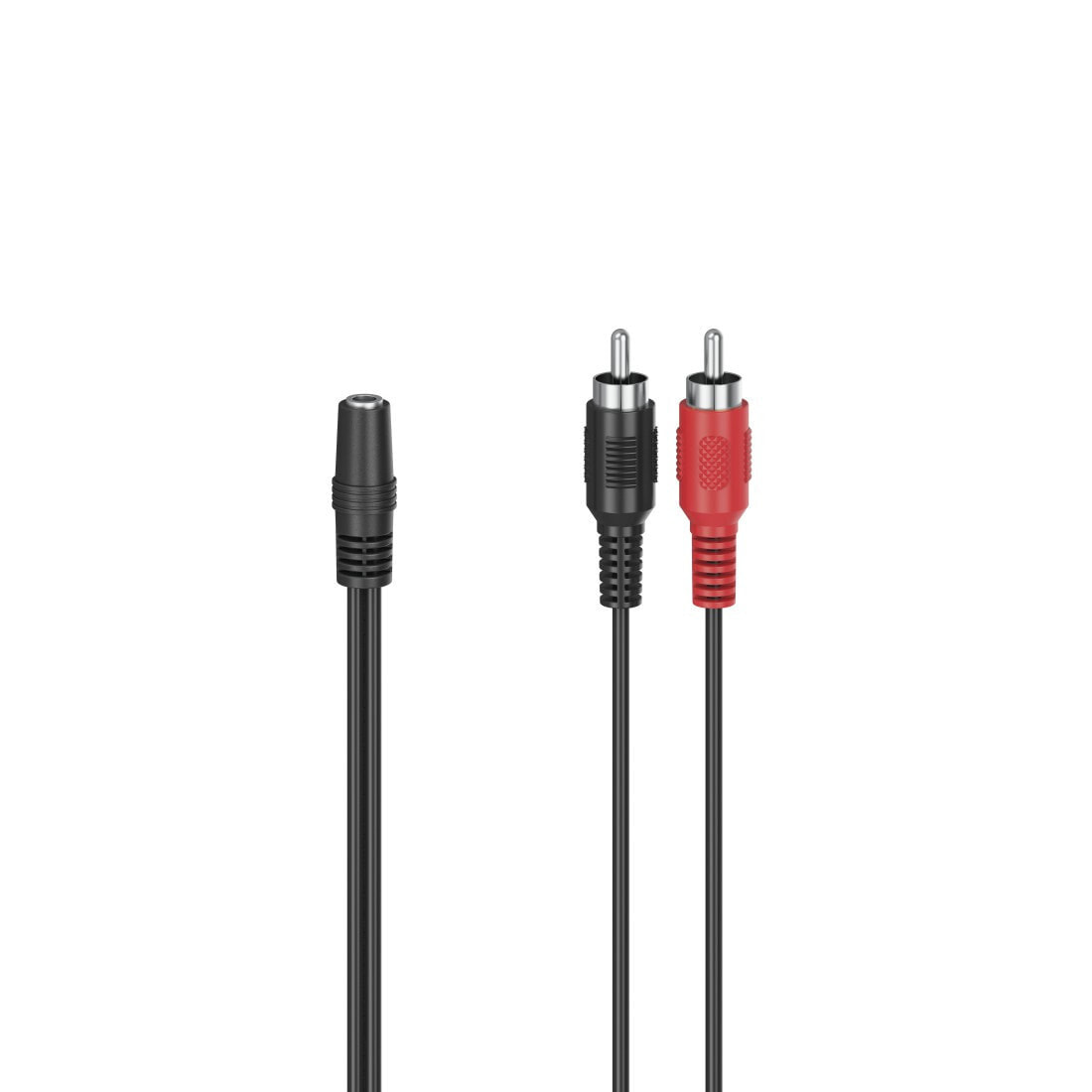 Hama 00205186 аудио кабель 0,1 m 2 x RCA 3,5 мм Черный, Красный