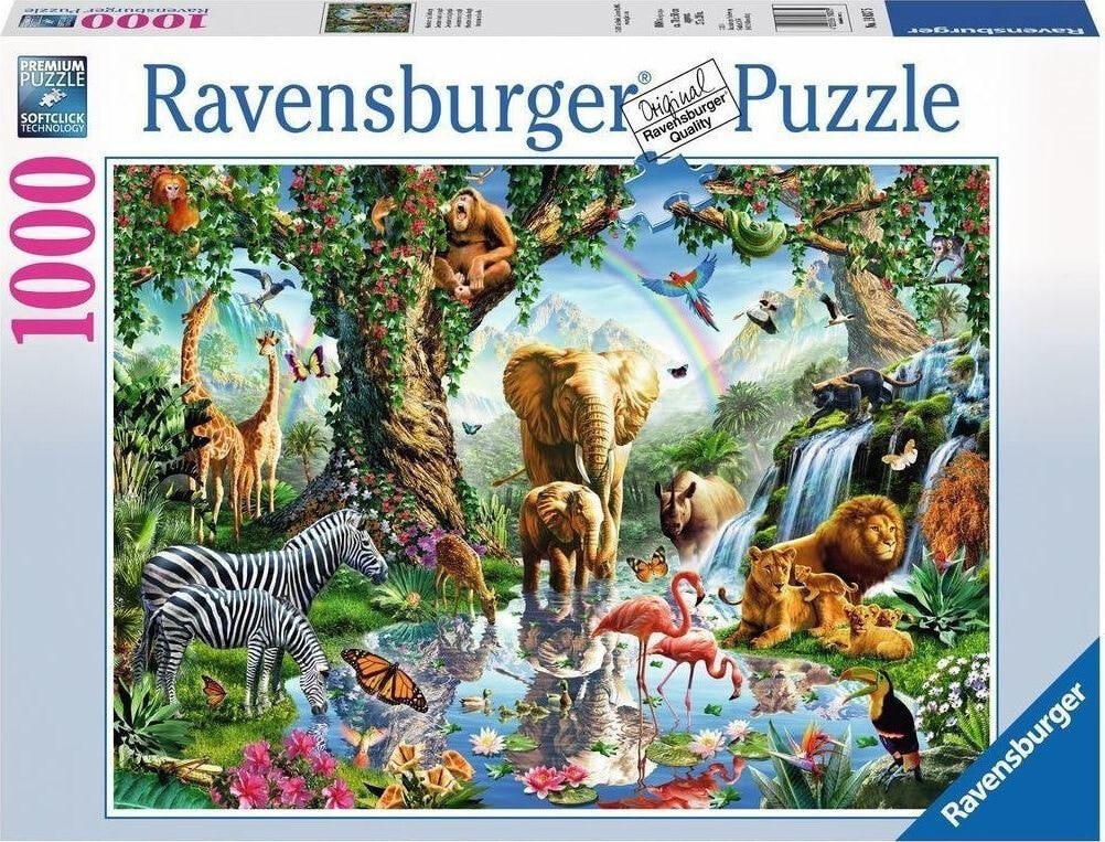 Ravensburger Puzzle 1000 elementów Przygoda w dżungli