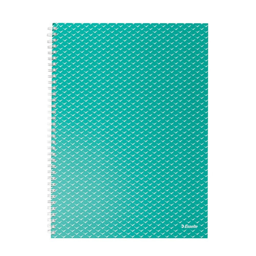 ESSELTE Wiro Cardboard Covers Color Breeze A4 Striped Pattern Notebook