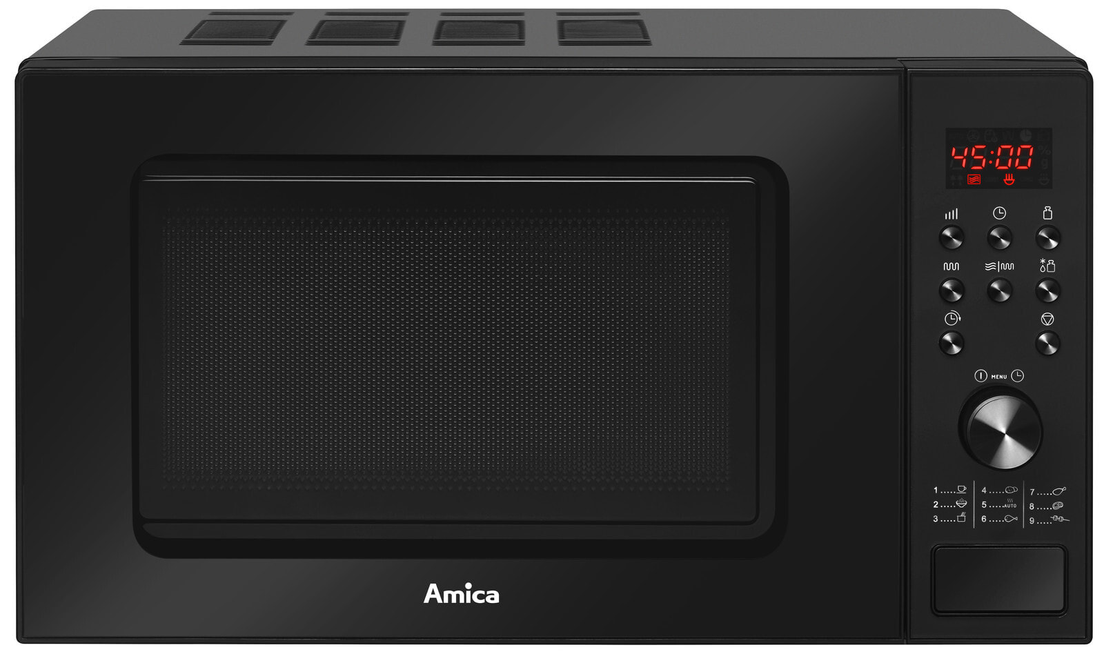 Amica AMGF20E1GB микроволновая печь Столешница Микроволновая печь с грилем 20 L 700 W Черный