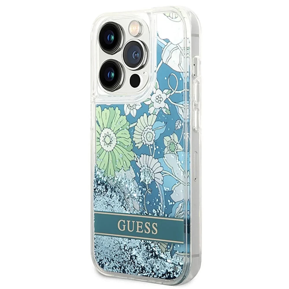 GUESS Guhcp14Llflsn iPhone 14 Pro 6.1 Flower Liquid phone case