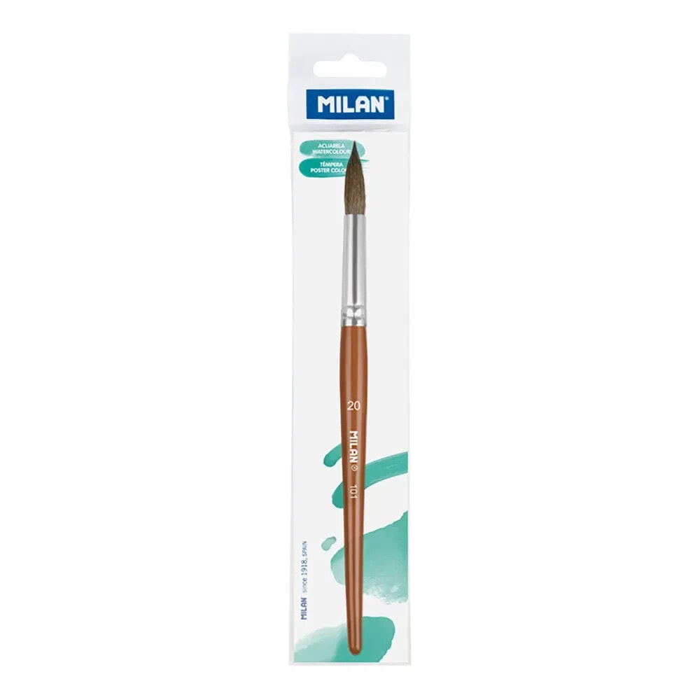 MILAN PolybaGr Round School Paintbrush Series 101 No. 20