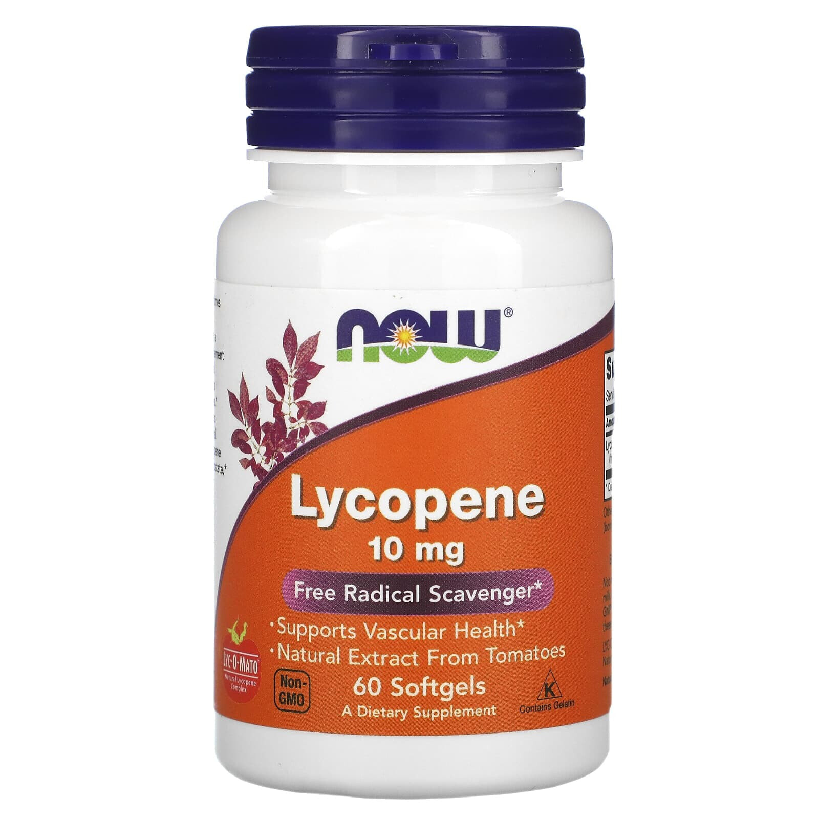 Антиоксидант NOW Foods Lycopene -- 20 mg - 50 Softgels