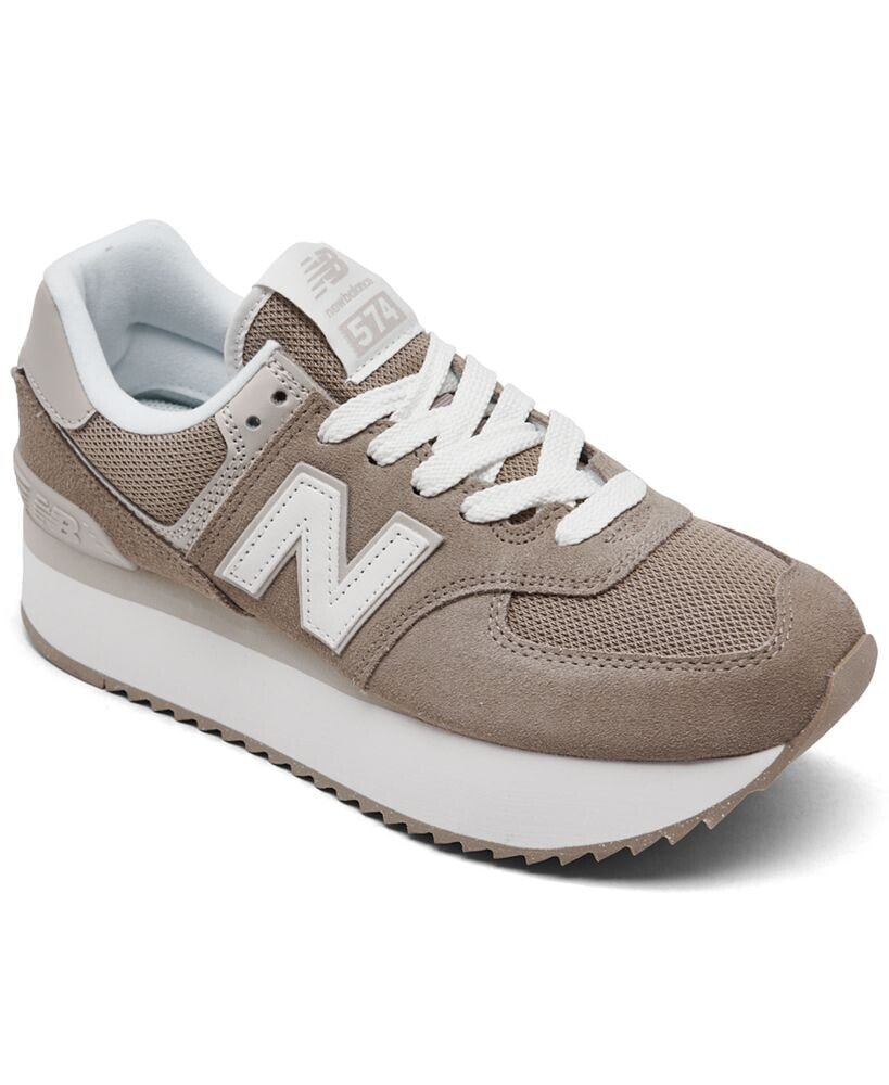 New Balance women's 574+ Casual Sneakers From Finish Line