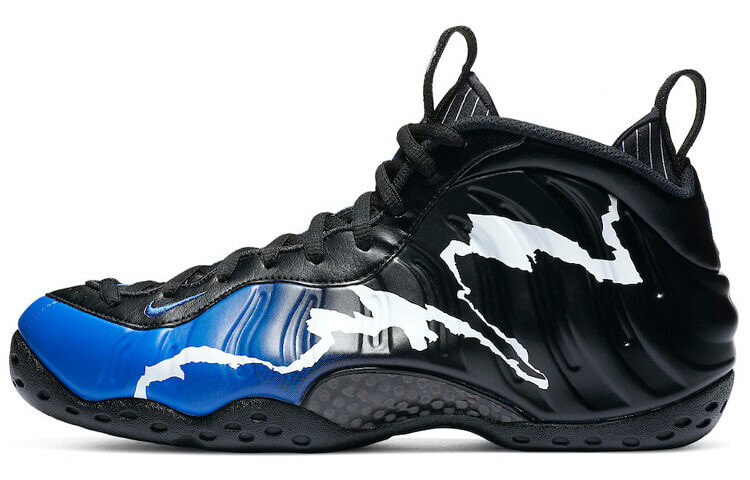 Nike Foamposite One black aurora 极光 防滑减震 高帮 复古篮球鞋 男女同款 黑蓝极光 / Кроссовки Nike Foamposite One black aurora CN0055-001