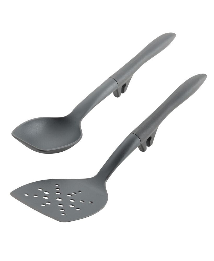 Rachael Ray tools and Gadgets Lazy Flexi Turner and Scraping Spoon Set, Teal