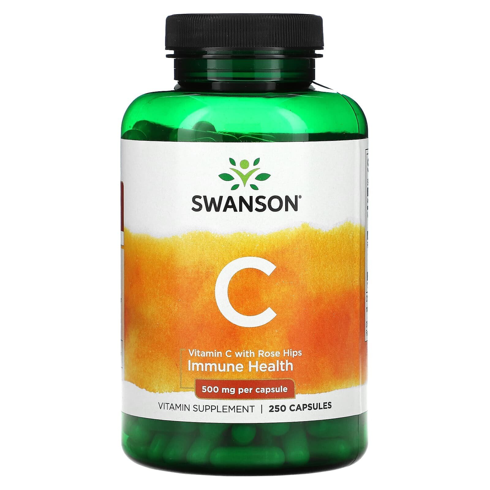 C-500, Vitamin C With Rose Hips, 500 mg, 250 Capsules