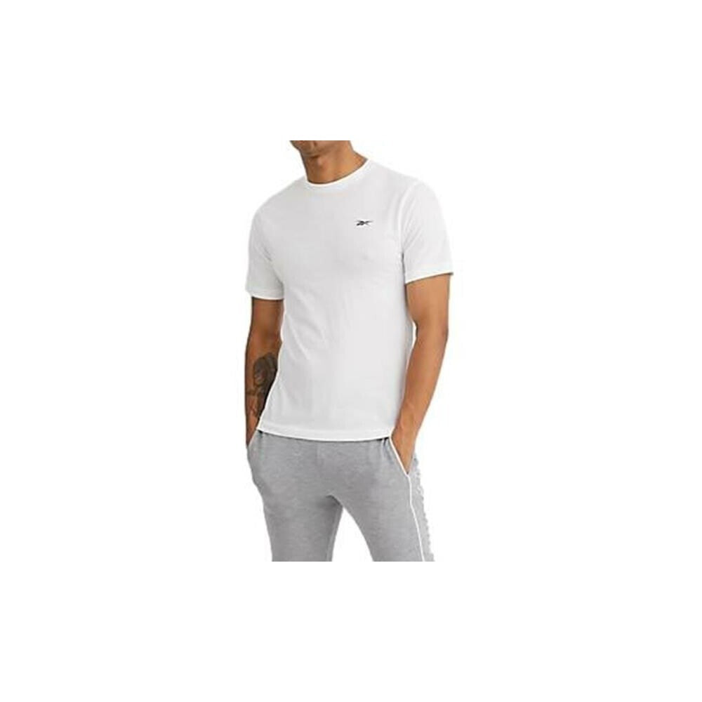 Мужская спортивная футболка белая с логотипом Reebok Santo 3P