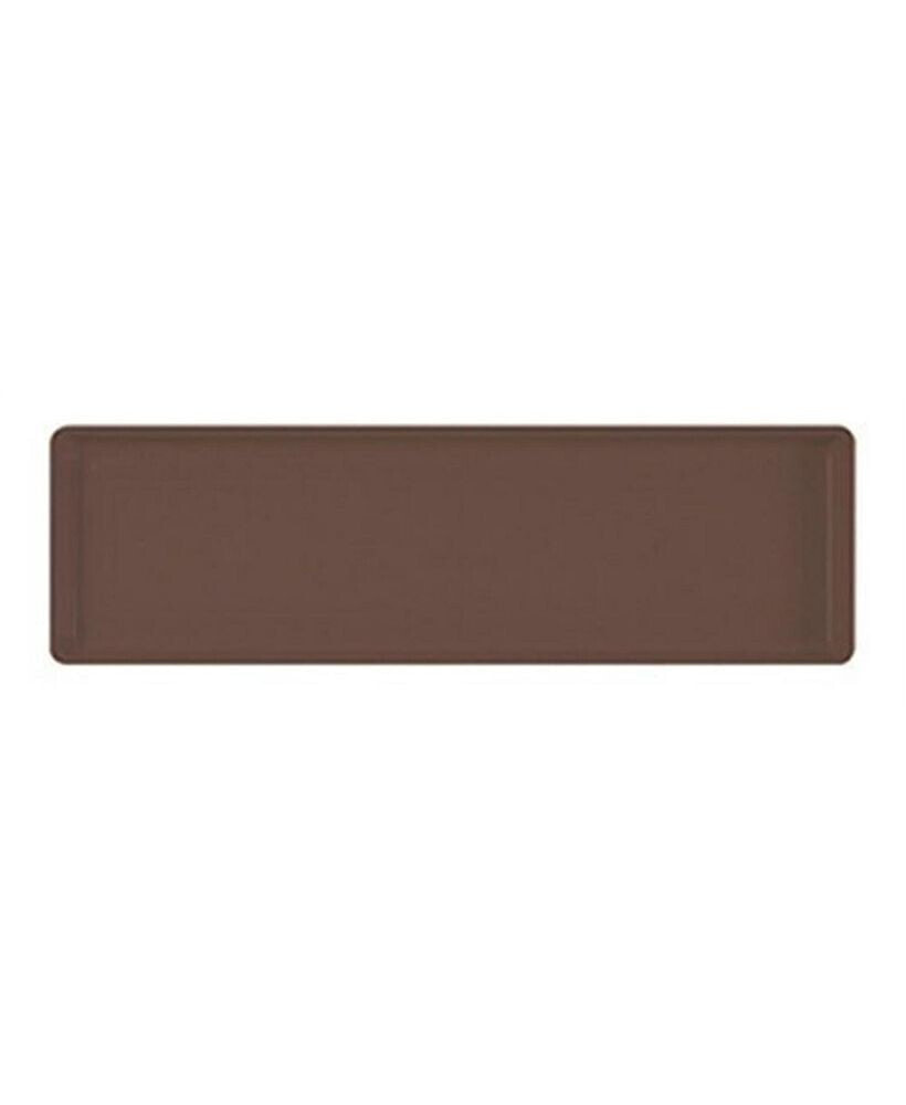 Novelty countryside Flower Box Tray, Brown- 24