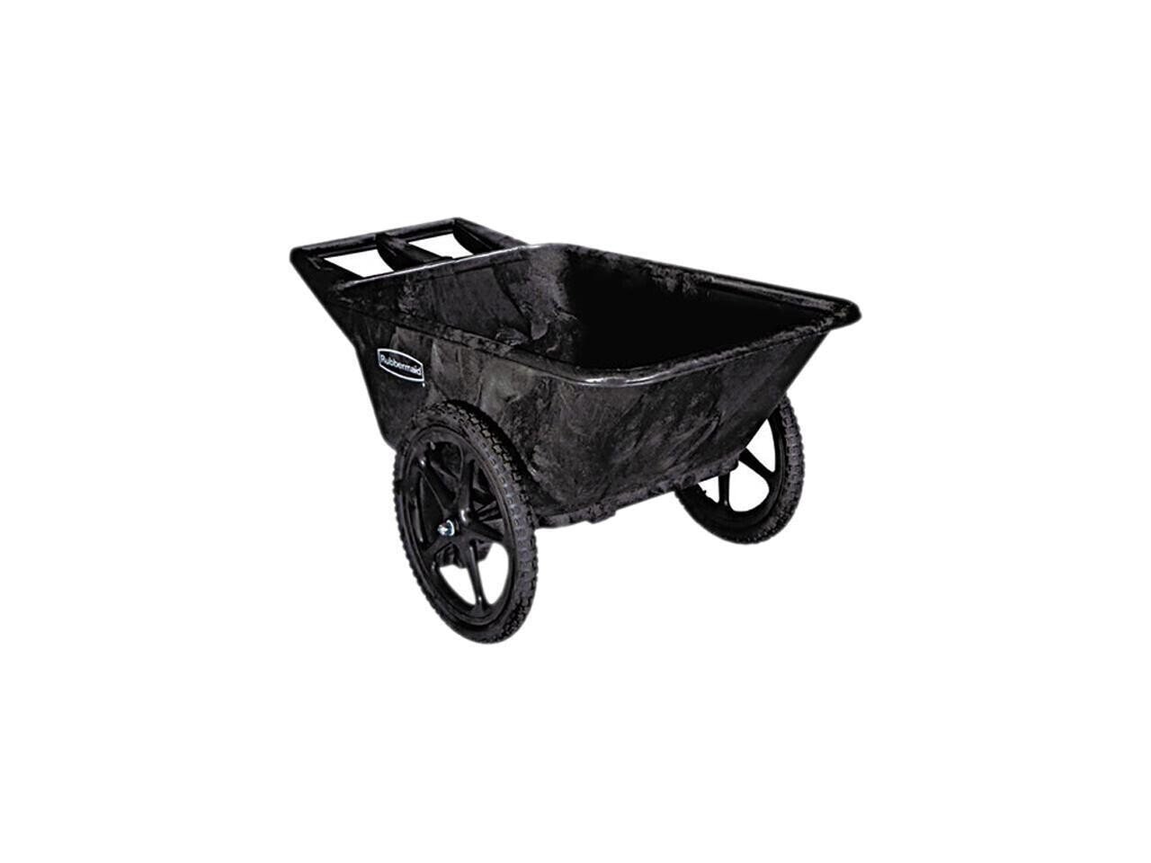 Rubbermaid Commercial RCP 5642 BLA Big Wheel Agriculture Cart, 300 lb Cap., 32 3