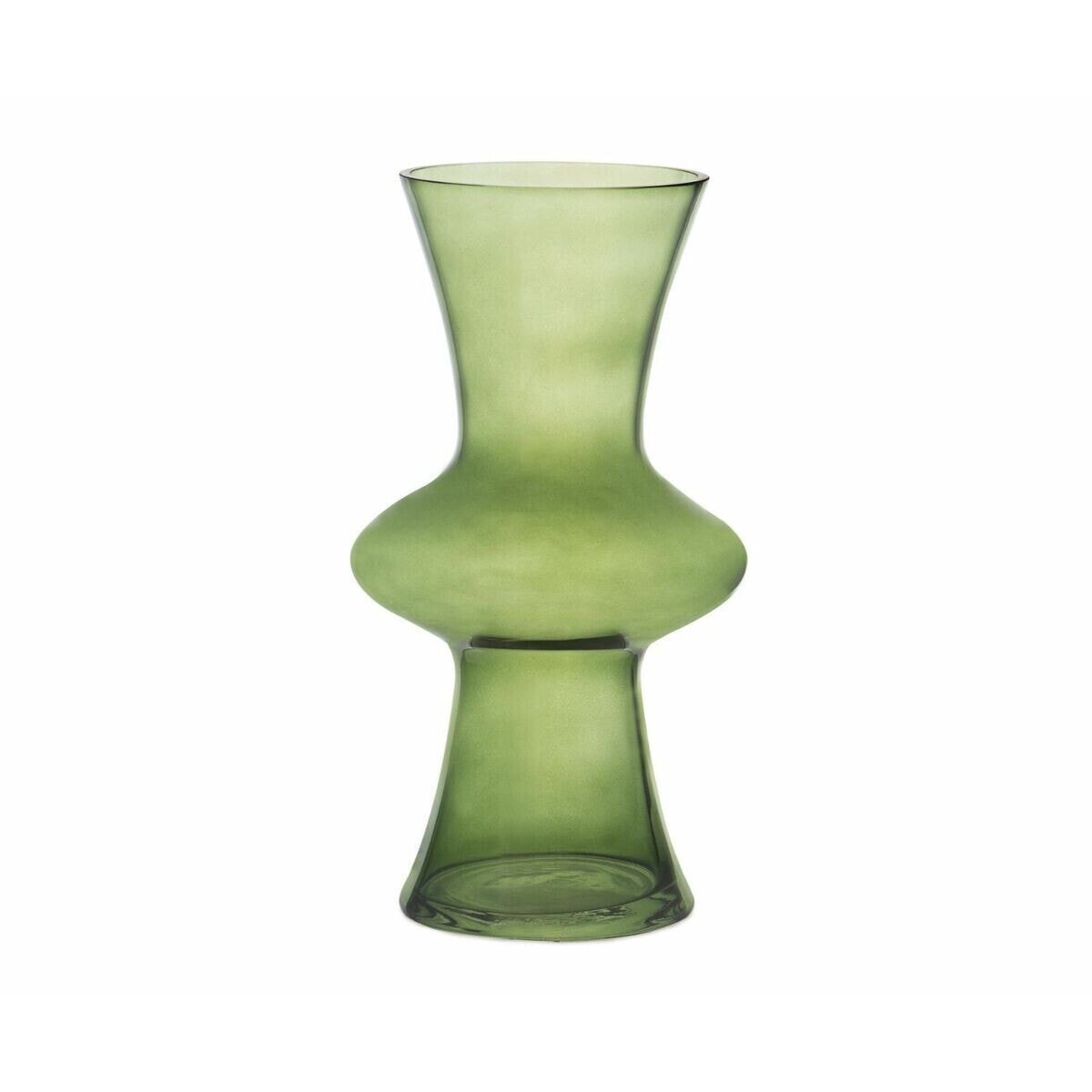 Vase Alexandra House Living Green Crystal 16 x 30 x 16 cm