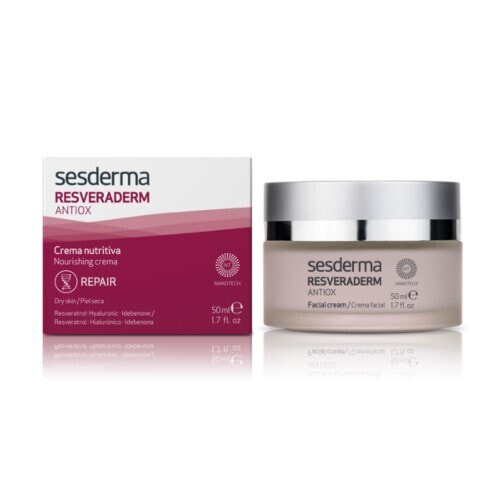 Sesderma Resveraderm Antiox Facial Cream Питательный антивозрастной крем для сухой кожи 50 мл