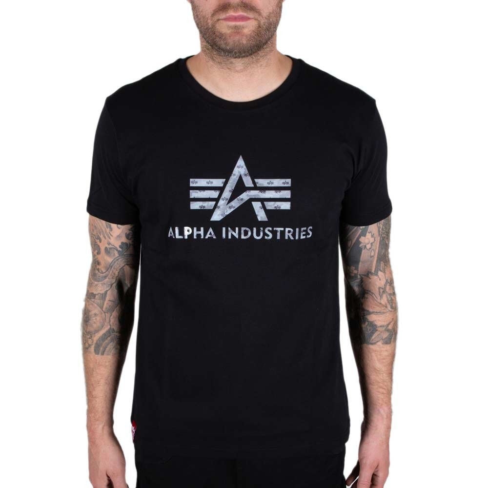 ALPHA INDUSTRIES 3D Camo Logo Short Sleeve T-Shirt