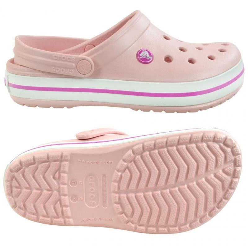 Розовые тапочки Crocs Crocband 11016 6MB