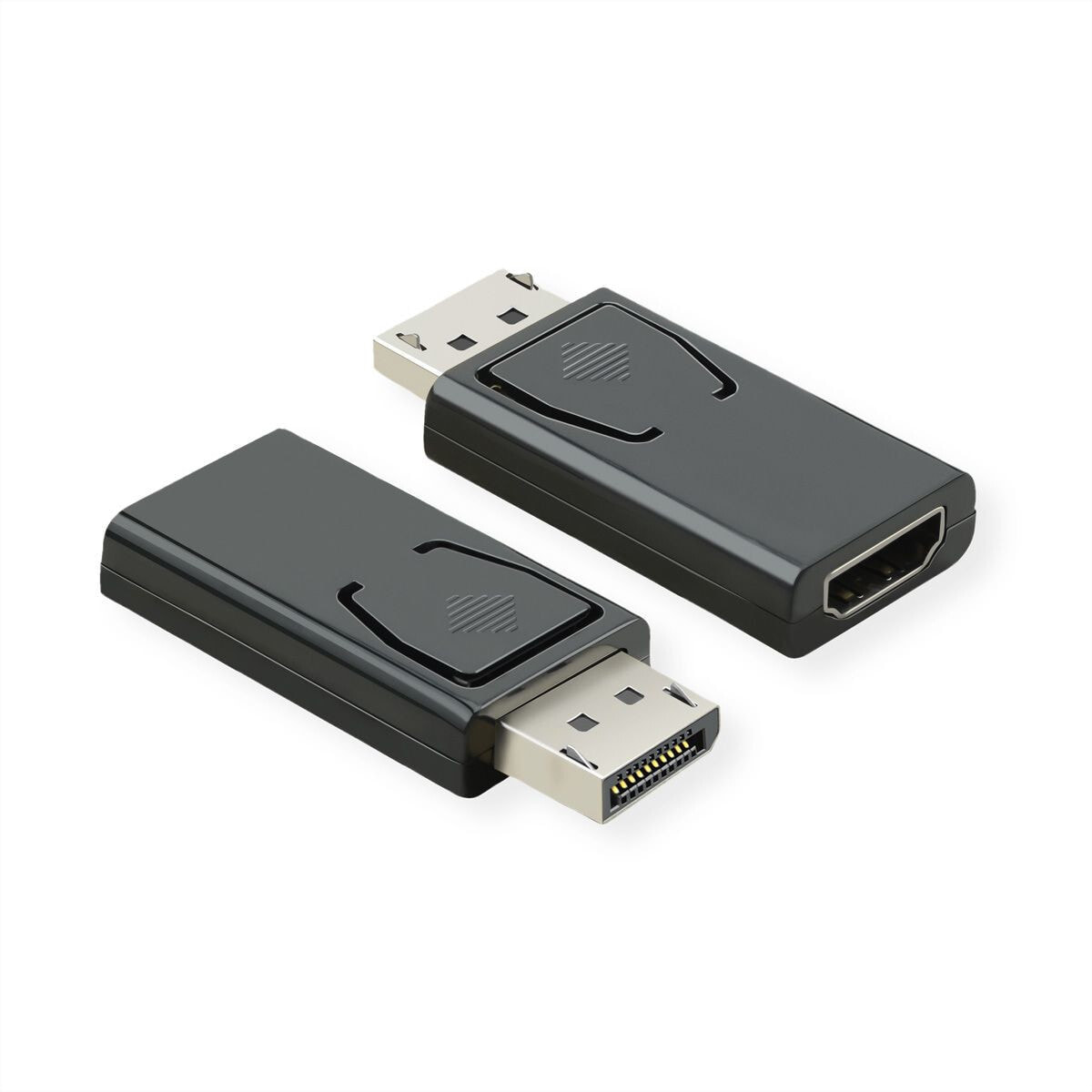 Value 12.99.3158 кабельный разъем/переходник DisplayPort HDMI Черный