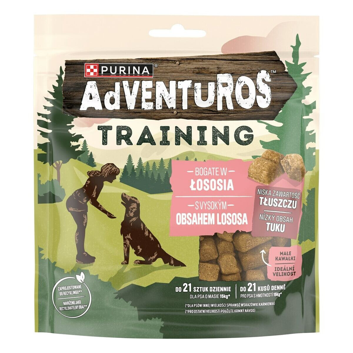 Dog Snack Purina Adventuros Adiestramiento salmon 115 g