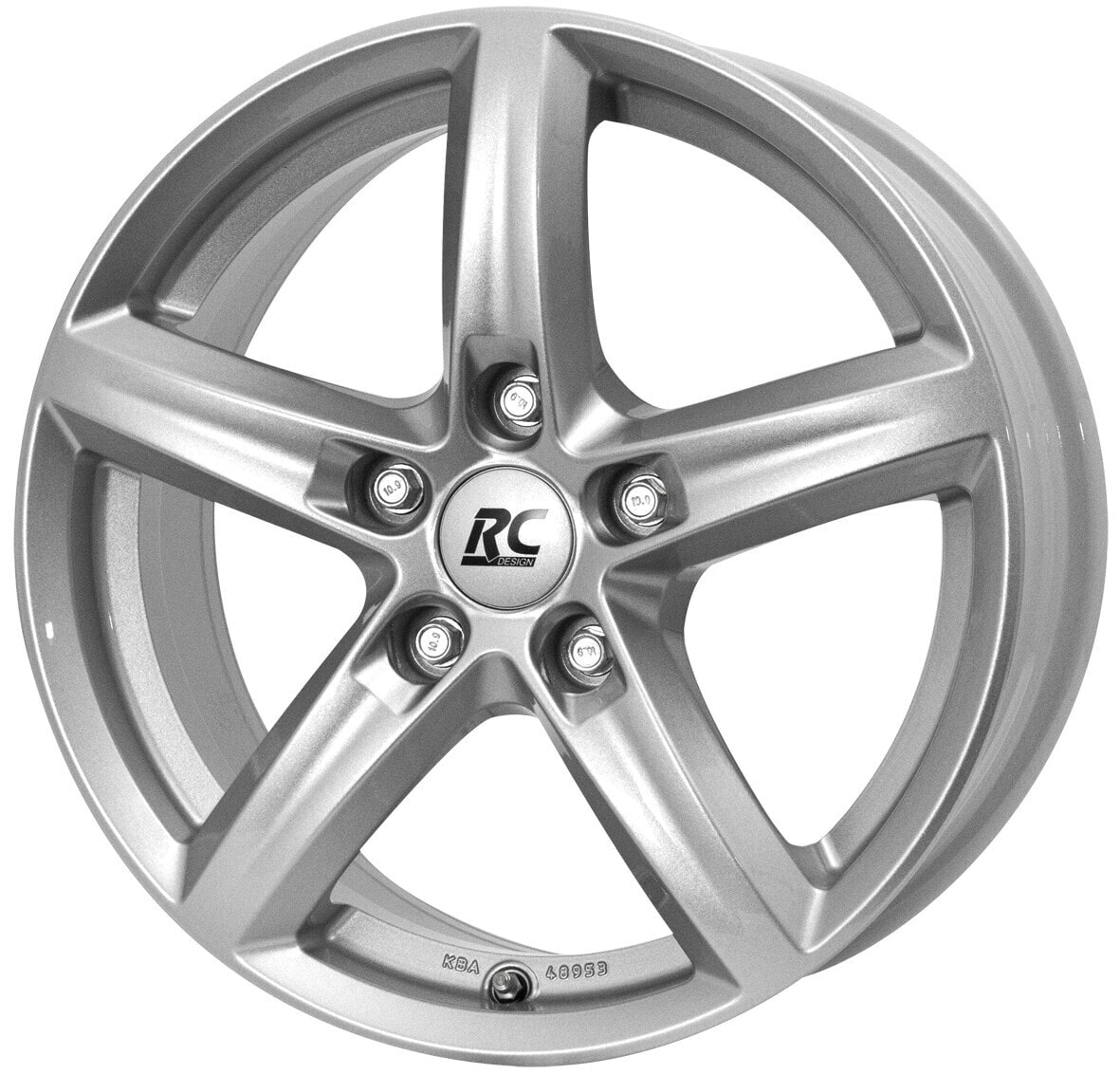 Колесный диск литой RC-Design RC24 kristallsilber lackiert 7x16 ET45 - LK5/114.3 ML72.6