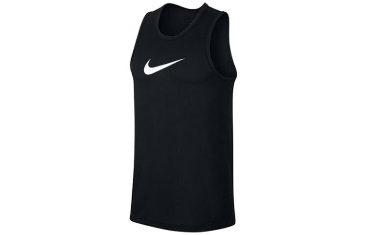 Nike Dri-Fit系列 大钩直筒运动无袖宽松透气篮球背心 男款 黑色 送男生 / Футболка Nike Dri-Fit BV9388-010