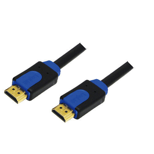 LogiLink CHB1110 HDMI кабель 10 m HDMI Тип A (Стандарт) Черный, Синий
