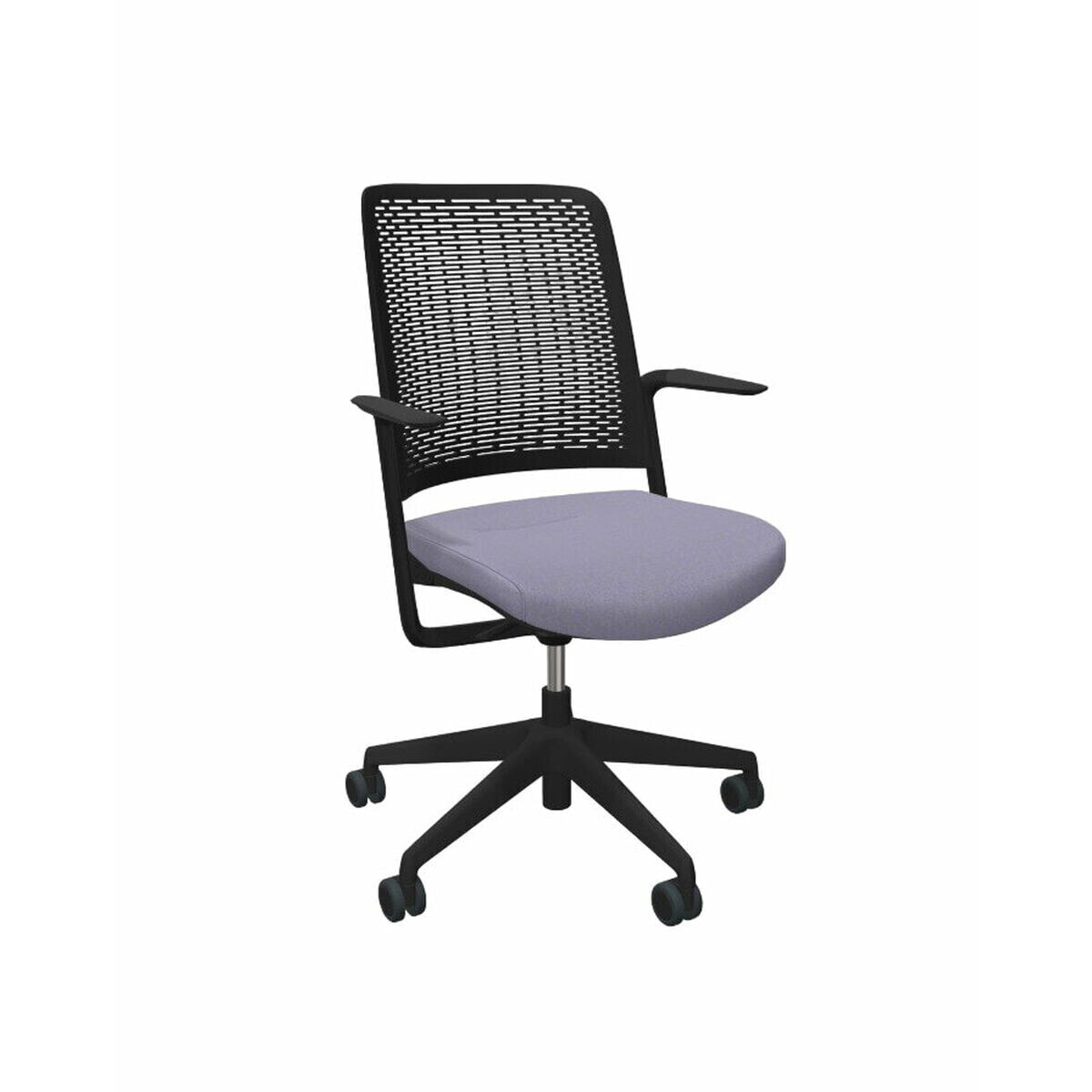 Office Chair WithMe Nowy Styl SNCSE11 Black Light grey