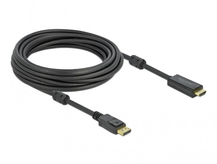 DeLOCK 85959 видео кабель адаптер 7 m DisplayPort HDMI Черный