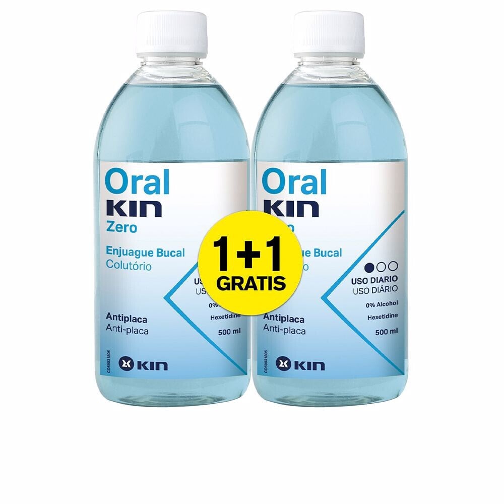 ORALKIN ZERO ENJUAGUE BUCAL set 2 pz