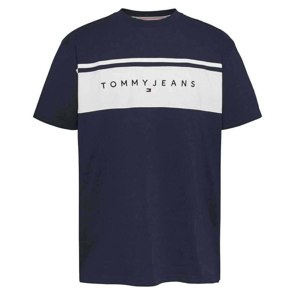 TOMMY JEANS Reg Linear Cut & Sew Short Sleeve T-Shirt