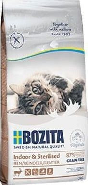 Bozita Karma sucha dla kota Indoor&Sterilised Grain free Reindeer 2 kg